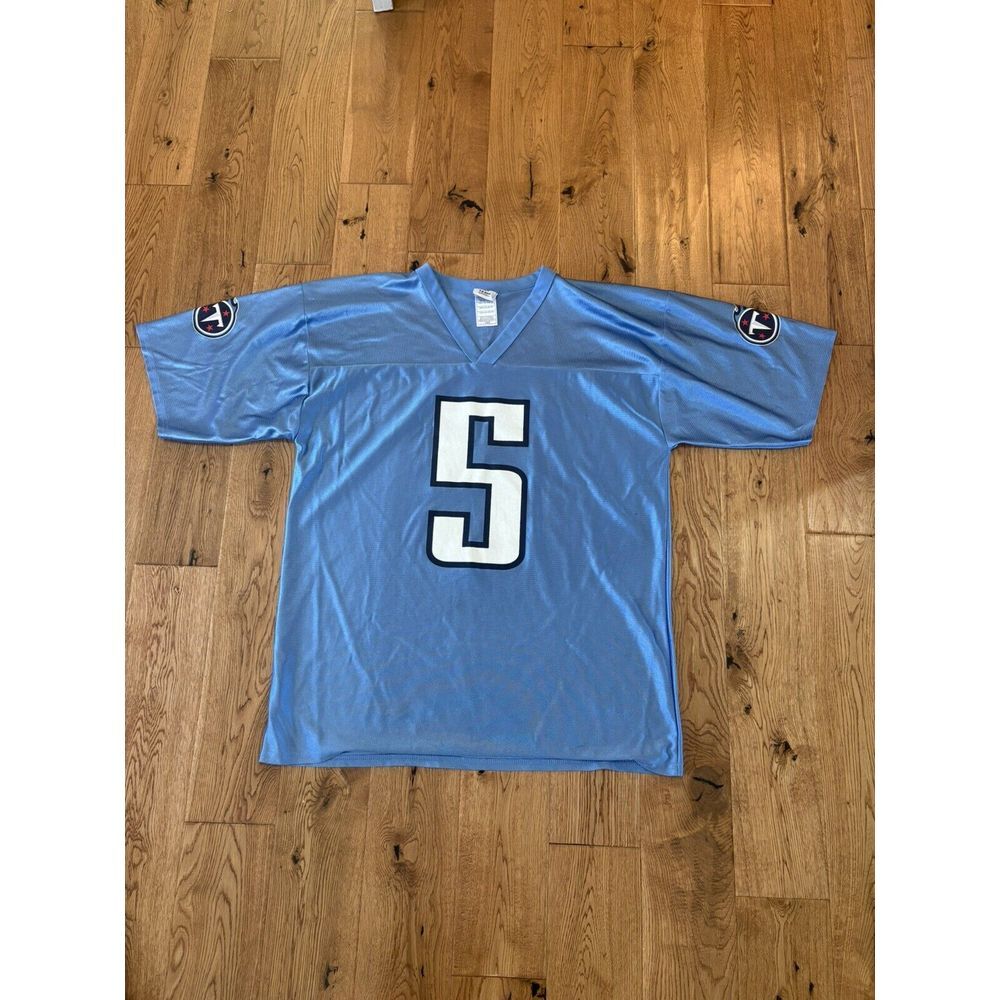 Reebok Tennessee Titans Kerry Collins #5 Jersey Mens Large NFL Football
